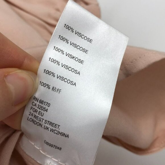 NWT Urban Outfitters UO Cassia Puff sleeve crop top shirred back in Rose Pink Md - Picture 9 of 16